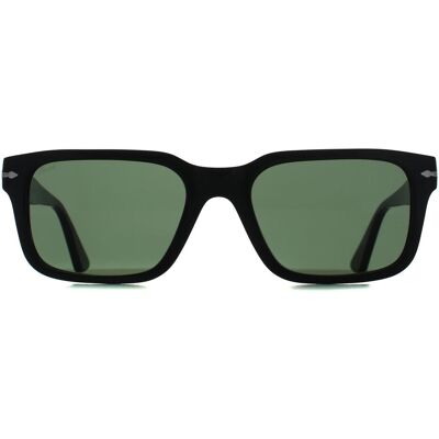 Persol PO3272S 95/31 zwart groene zonnebril One Size Persol PO3272S 95/31 zwart groene zonnebril One Size