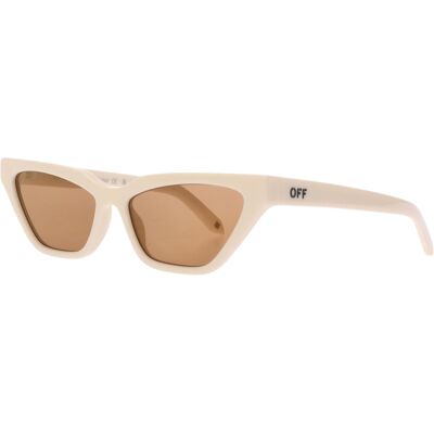 Off-White Off White Dames/Dames Madison Cat Eye Zonnebril (Goud) One Size Off-White Off White Dames/Dames Madison Cat Eye Zonnebril (Goud) One Size