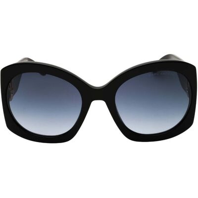 Marc Jacobs Grijze Sf-lens Zonnebril Met Zwarte Accenten One Size Marc Jacobs Grijze Sf-lens Zonnebril Met Zwarte Accenten One Size