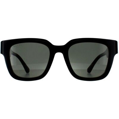 Gucci Square Heren Zwart met Havana Grijs GG1670SK One Size Gucci Square Heren Zwart met Havana Grijs GG1670SK One Size