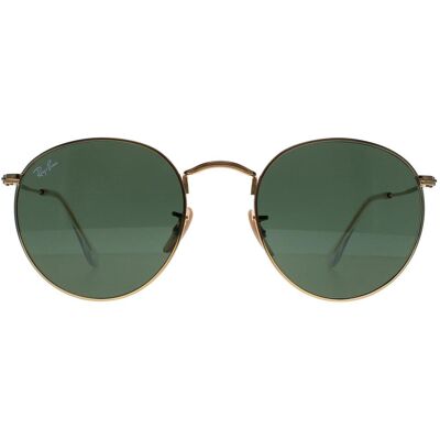 Ray-Ban Zonnebril Round Metal 3447 001 Goudgroen 53mm One Size Ray-Ban Zonnebril Round Metal 3447 001 Goudgroen 53mm One Size