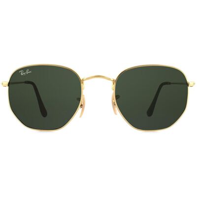 Ray-Ban Zonnebril Hexagonal 3548N 001 Goudgroen G-15 One Size Ray-Ban Zonnebril Hexagonal 3548N 001 Goudgroen G-15 One Size
