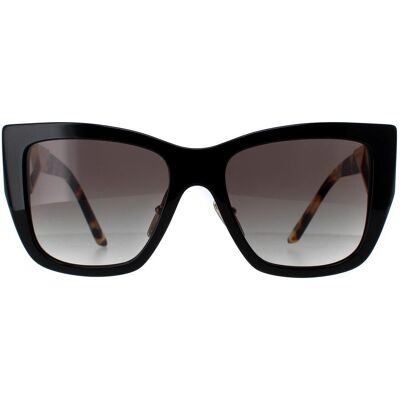 Prada PR21YS 1AB0A7 zwart en schildpad grijs gradiënt zonnebril One Size Prada PR21YS 1AB0A7 zwart en schildpad grijs gradiënt zonnebril One Size