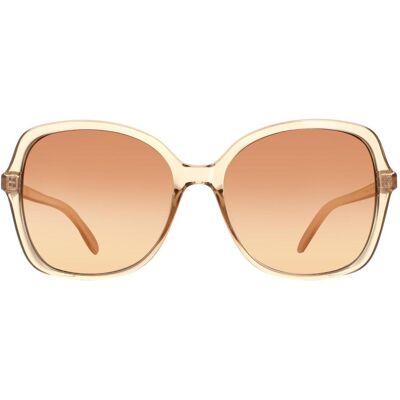 Calvin Klein zonnebril CK19561S 270 Crystal Beige Brown Gradiënt One Size Calvin Klein zonnebril CK19561S 270 Crystal Beige Brown Gradiënt One Size