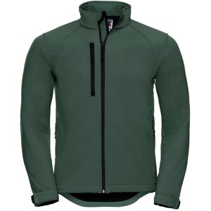 Russell Athletic Russell Heren waterbestendig & winddicht Softshell-jasje (Fles groen) L Russell Athletic Russell Heren waterbestendig & winddicht Softshell-jasje (Fles groen) L