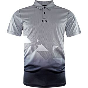 Oakley Collared lichtgrijs heren Offset Urban Golf poloshirt 433689 02E S Oakley Collared lichtgrijs heren Offset Urban Golf poloshirt 433689 02E S