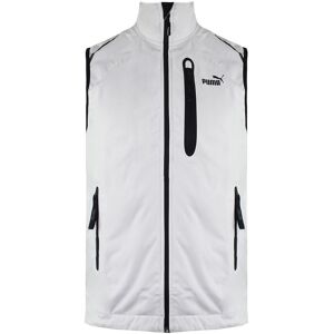 Puma Zip Up Graphic Logo Mouwloos Lichtgrijs Heren Polyester Vest 506813 GREY S Puma Zip Up Graphic Logo Mouwloos Lichtgrijs Heren Polyester Vest 506813 GREY S