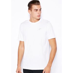 Nike heren T-shirt met geborduurde Swoosh wit XL Nike heren T-shirt met geborduurde Swoosh wit XL