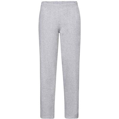 Fruit of the Loom Uniseks Classic Heather Open Hem Joggingbroek voor Volwassenen (Heide Grijs) XL Fruit of the Loom Uniseks Classic Heather Open Hem Joggingbroek voor Volwassenen (Heide Grijs) XL