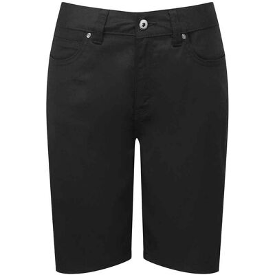Premier Dames/Dames Performance Casual Shorts (Zwart) 52 Premier Dames/Dames Performance Casual Shorts (Zwart) 52