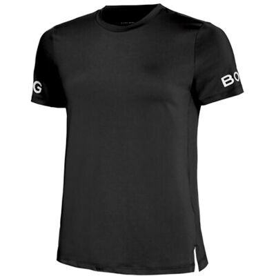 Björn Borg Dames Björn - Klassieke Trainings T-Shirt met Korte Mouwen - Zwart - Grote Maat Björn Borg Dames Björn - Klassieke Trainings T-Shirt met Korte Mouwen - Zwart - Grote Maat