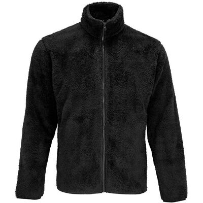SOLS Vink Fluffy Jacket voor volwassenen (Zwart) XL SOLS Vink Fluffy Jacket voor volwassenen (Zwart) XL