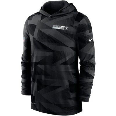 Nike Nike Dri-Fit NFL Las Vegas Raiders Zwarte Pullover Hoodie - Heren Nike Nike Dri-Fit NFL Las Vegas Raiders Zwarte Pullover Hoodie - Heren