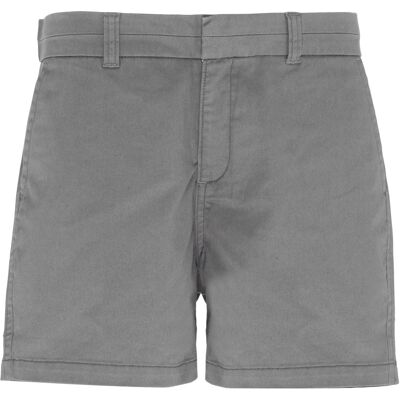Asquith & Fox Dames/Dames Klassieke Fit Shorts (Leisteen) XS Asquith & Fox Dames/Dames Klassieke Fit Shorts (Leisteen) XS
