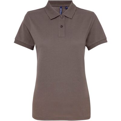 Asquith & Fox Dames/dames Performance Blend Poloshirt met korte mouwen (Leisteen) M Asquith & Fox Dames/dames Performance Blend Poloshirt met korte mouwen (Leisteen) M