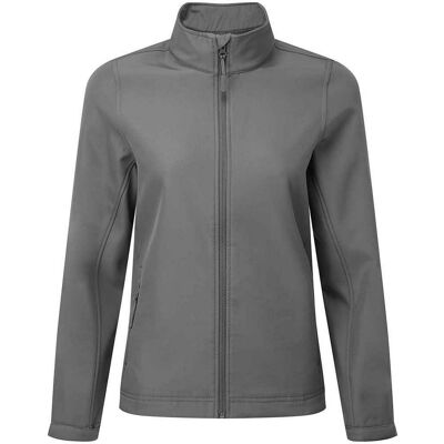 Premier Dames/Dames Windchecker Soft Shell Jacket (Donkergrijs) XL Premier Dames/Dames Windchecker Soft Shell Jacket (Donkergrijs) XL