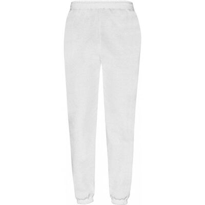 Fruit Of The Loom Fruit Of Loom Heren Klassieke 80/20 Elastische Joggingbroek (Wit) XL Fruit Of The Loom Fruit Of Loom Heren Klassieke 80/20 Elastische Joggingbroek (Wit) XL
