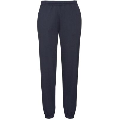 Fruit Of The Loom Heren Elastische Manchet Trainingsbroek / Joggingbroek (Donker Marine) M Fruit Of The Loom Heren Elastische Manchet Trainingsbroek / Joggingbroek (Donker Marine) M