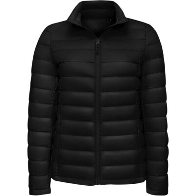 SOLS Dames/Dames Wilson Waterdichte Jas (Zwart) S SOLS Dames/Dames Wilson Waterdichte Jas (Zwart) S