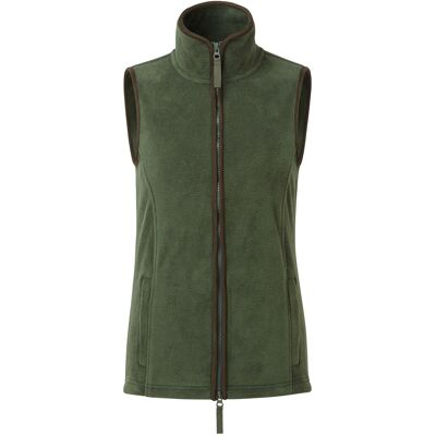 Premier Dames/dames Artisan Fleece Gilet (Mosgroen/bruin) 2XL Premier Dames/dames Artisan Fleece Gilet (Mosgroen/bruin) 2XL