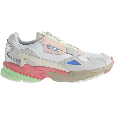 Adidas Falcon Zip Vrouwentrainers Wit 40.5 Adidas Falcon Zip Vrouwentrainers Wit 40.5