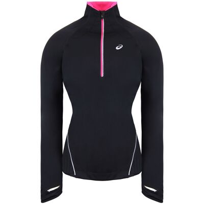 Asics Motion Protect Dames Zwart/Roze Top S Asics Motion Protect Dames Zwart/Roze Top S