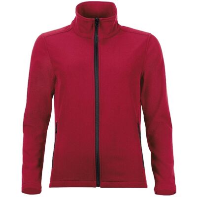 SOLS Dames/Dames Race Soft Shell Jas (Peperrood) 2XL SOLS Dames/Dames Race Soft Shell Jas (Peperrood) 2XL