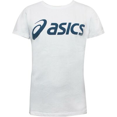 Asics Dames Wit Logo T-Shirt - Trainingsessentials Asics Dames Wit Logo T-Shirt - Trainingsessentials