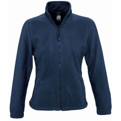 SOLS Dames North Full Zip Fleece Jacke - Navy SOLS Dames North Full Zip Fleece Jacke - Navy