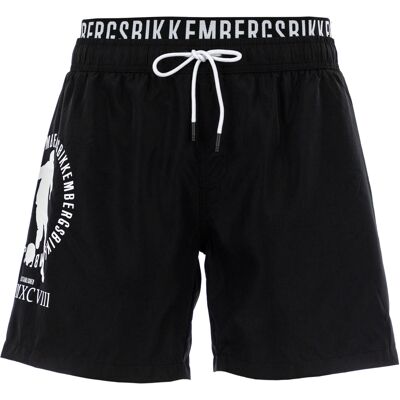Bikkembergs Korte broeken Neoklassieke Pupino Zwart L Bikkembergs Korte broeken Neoklassieke Pupino Zwart L