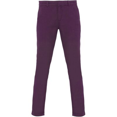 Asquith & Fox Dames/dames Casual Chino Broek (Paars) 2XS Asquith & Fox Dames/dames Casual Chino Broek (Paars) 2XS