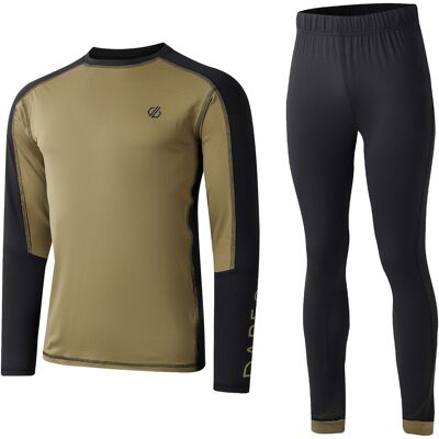 Dare 2B Heren Exchange III Base Layer Set (Zwart/Martini Olijf) 2XL Dare 2B Heren Exchange III Base Layer Set (Zwart/Martini Olijf) 2XL