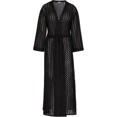 IZIA Kimono Dames zwart XS IZIA Kimono Dames zwart XS