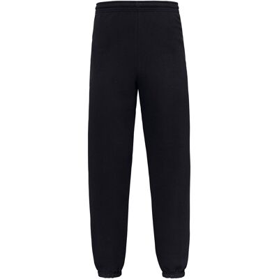 Fruit of the Loom Unisex Volwassen Iconische Premium Elastische Band Joggingbroek (Zwart) L Fruit of the Loom Unisex Volwassen Iconische Premium Elastische Band Joggingbroek (Zwart) L