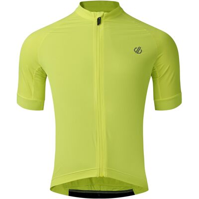 Dare 2B Heren Lightning Korte Mouwen Fietsshirt (Fluo Geel) S Dare 2B Heren Lightning Korte Mouwen Fietsshirt (Fluo Geel) S