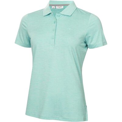Calvin Klein Polo-shirt met krijtstreep voor dames (Jade Groen) 38 Calvin Klein Polo-shirt met krijtstreep voor dames (Jade Groen) 38