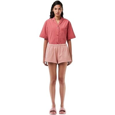 Lacoste Dames/Dames Elastische Taille Los Fit Sweat Shorts (Roze) 44 Lacoste Dames/Dames Elastische Taille Los Fit Sweat Shorts (Roze) 44