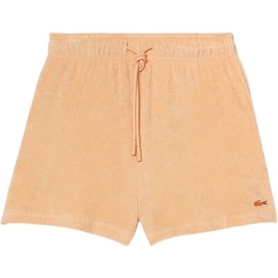 Lacoste Dames/Dames Fleece Shorts (Oranje) 34 Lacoste Dames/Dames Fleece Shorts (Oranje) 34