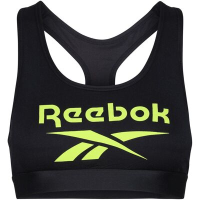 Reebok Sophia-sportbeha voor dames (ZWART/GEEL) Reebok Sophia-sportbeha voor dames (ZWART/GEEL)