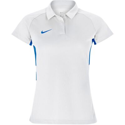 Nike Dames Contrast Paneel Raglan Polo Shirt (Wit) S Nike Dames Contrast Paneel Raglan Polo Shirt (Wit) S