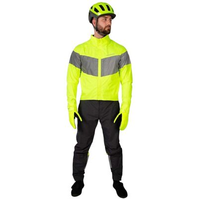 Endura Luminite-trainingspak met trechterhals voor heren (Helder geel) 2XL Endura Luminite-trainingspak met trechterhals voor heren (Helder geel) 2XL