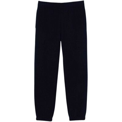 Lacoste Joggingbroek voor dames, geweven, met een ruime pasvorm (Marineblauw) 44N Lacoste Joggingbroek voor dames, geweven, met een ruime pasvorm (Marineblauw) 44N