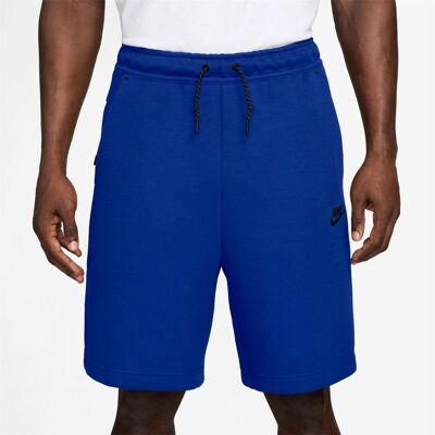 Nike Heren Tech Fleece Korte Broek (Royaal Blauw) 2XL Nike Heren Tech Fleece Korte Broek (Royaal Blauw) 2XL