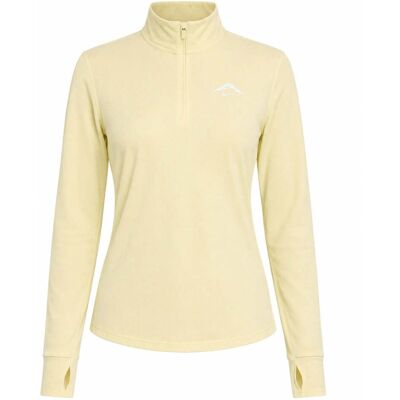 Nike Dri-fit Trail Longsleeve 1/2-zip Geel Top XS Nike Dri-fit Trail Longsleeve 1/2-zip Geel Top XS