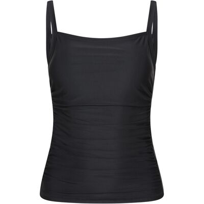 Mountain Warehouse Dames Effen Buik Controletankini Top (Zwart) 42 Mountain Warehouse Dames Effen Buik Controletankini Top (Zwart) 42