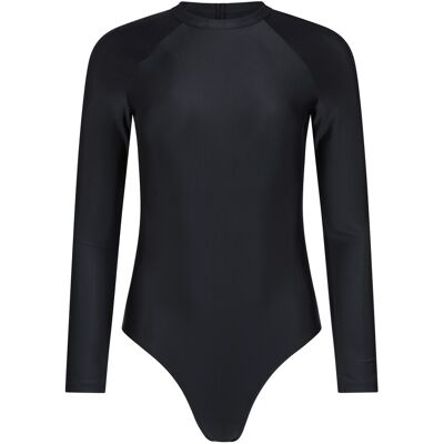 Mountain Warehouse Dames/Dames Sydney Eéndelig Zwempak Met Lange Mouwen (Zwart) 46 Mountain Warehouse Dames/Dames Sydney Eéndelig Zwempak Met Lange Mouwen (Zwart) 46