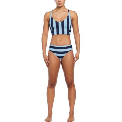 Nike Dames/Dames Bikinibroekje met Horizontale Streep (Middernacht marine) 36 Nike Dames/Dames Bikinibroekje met Horizontale Streep (Middernacht marine) 36
