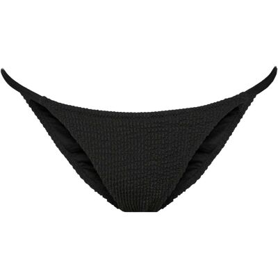Pieces Dames/Dames Gekreukelde Tanga (Zwart) 44 Pieces Dames/Dames Gekreukelde Tanga (Zwart) 44