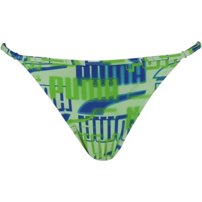 Puma Dames/Dames Repeat Logo Side Tie Bikinibroekje (Groen) 38 Puma Dames/Dames Repeat Logo Side Tie Bikinibroekje (Groen) 38