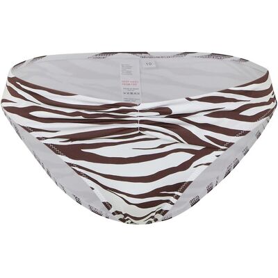 Biba Dames/Dames Icon Zebraprint Bikinibroekje (Bruin/Wit) 44 Biba Dames/Dames Icon Zebraprint Bikinibroekje (Bruin/Wit) 44
